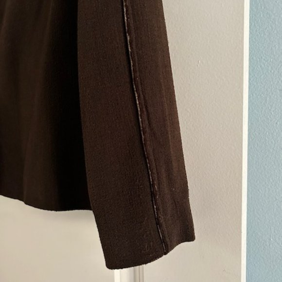 Harve Benard Retro Short Chocolate Blazer, Size 12 - Picture 2 of 5
